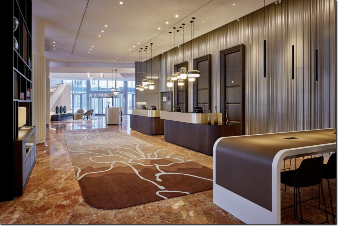 Lobby Reception Marriott Basel
